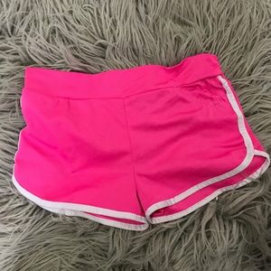 Kids Diva Pink With White outlined Shorts Sz M